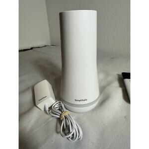 SimpliSafe SSBS3 Home Security Base Station W/ AC Adaptor White WORKING